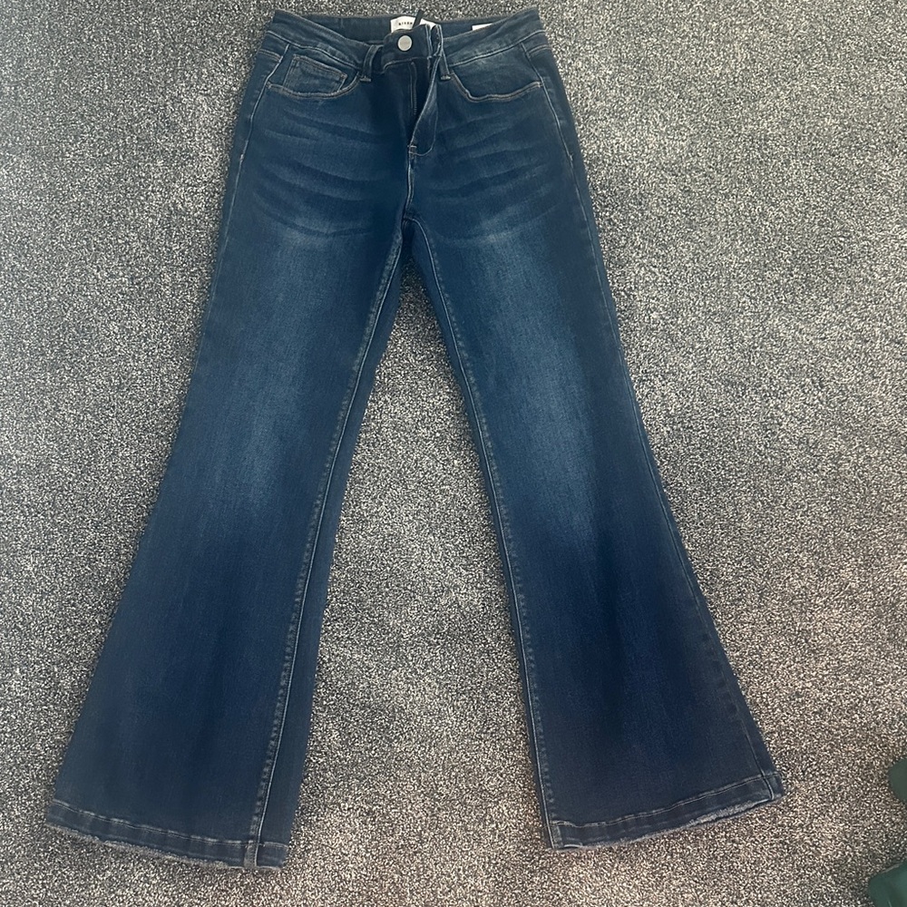 Women's Risen Flared Jeans